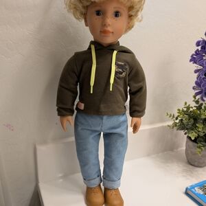 Our Generation Boy Doll – Curly Blonde Hair & Freckles